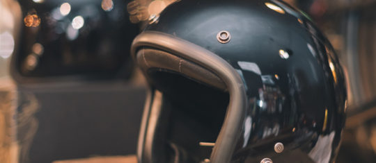 casques vintages pour moto