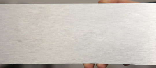 dibond aluminum brossé