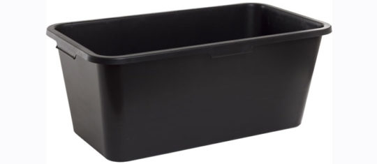 Cuve rectangulaire plastique